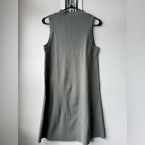 Sleeveless Ribbed A-Line Dress